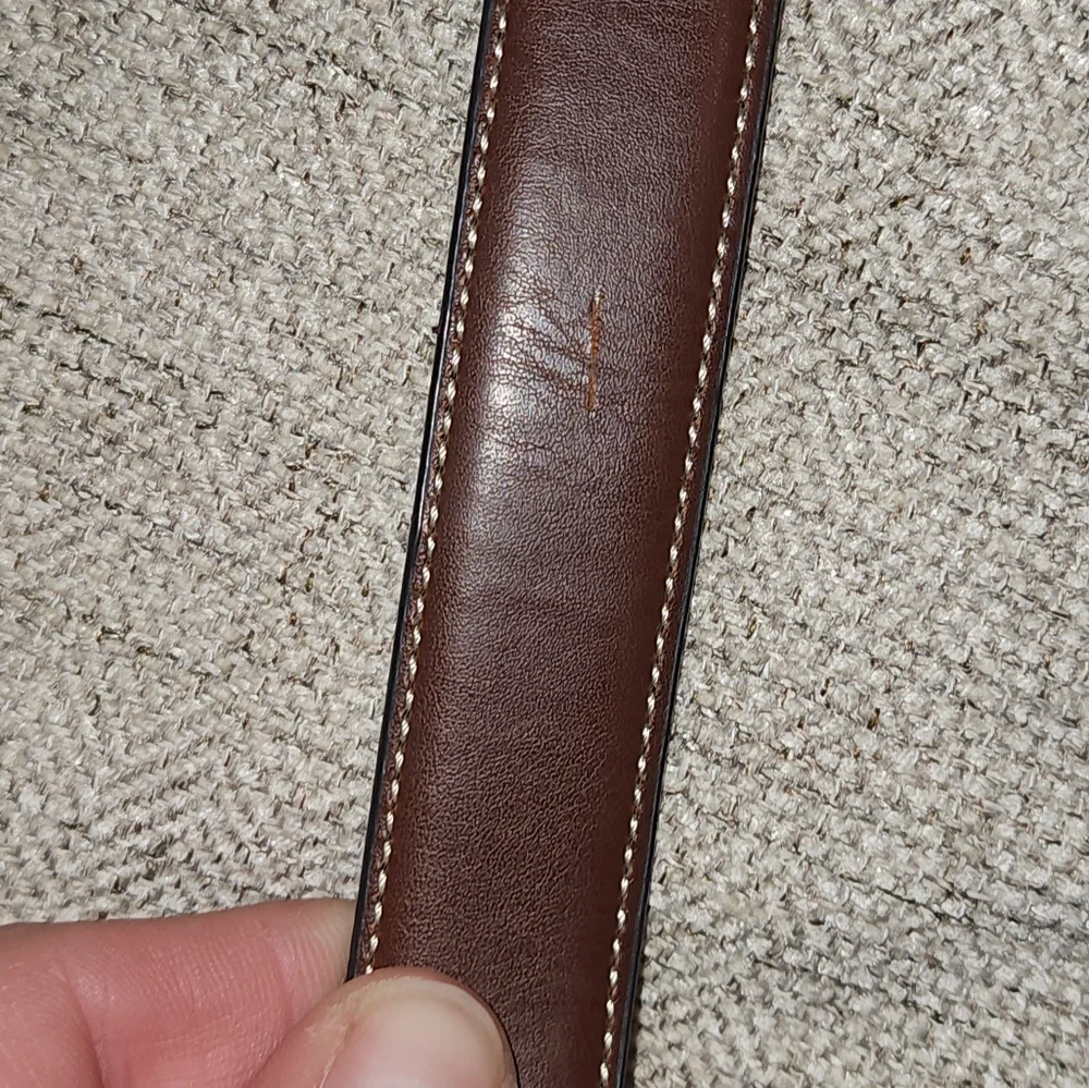 Nautica EAG Handcrafted Reversible Belt Size 26/65Kids BROWN/BLACK